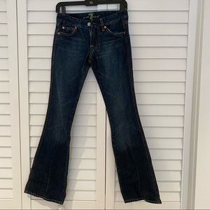 7 For All Mankind A pocket Low Rise Flare Jeans Size 26